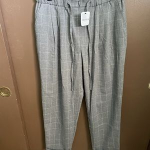 UO grey, cuffed trouser